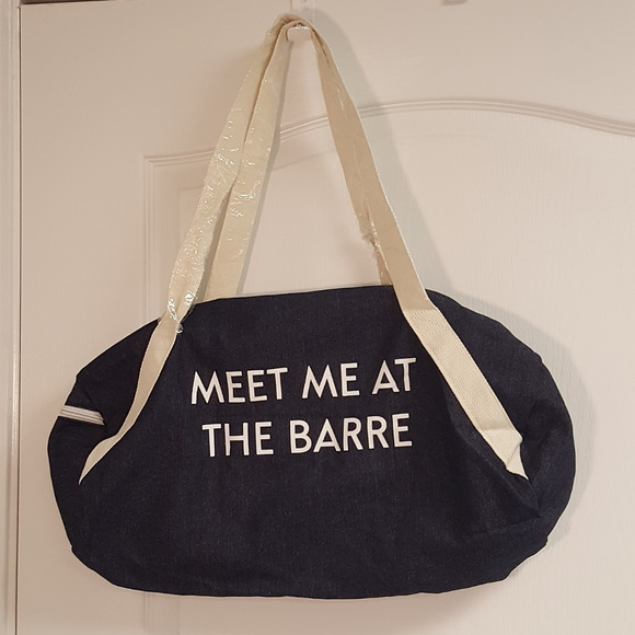 PRIVATE PARTY Handbags - Private Party Barre Blue Ballet Sports Bag NWOT